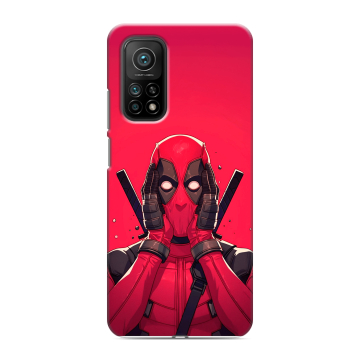 Силиконовый чехол на Xiaomi Mi 10T с принтом Дедпул Deadpool Силиконовый чехол на Xiaomi Mi 10T с принтом Дедпул Deadpool