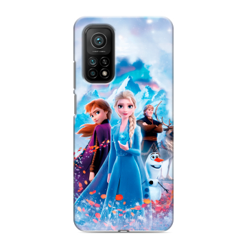 Силиконовый чехол на Xiaomi Mi 10T с принтом Холодное сердце Frozen Силиконовый чехол на Xiaomi Mi 10T с принтом Холодное сердце Frozen