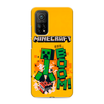 Силиконовый чехол на Xiaomi Mi 10T с принтом Майнкрафт Minecraft Силиконовый чехол на Xiaomi Mi 10T с принтом Майнкрафт Minecraft