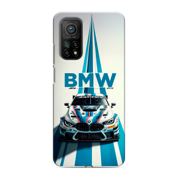 Силиконовый чехол на Xiaomi Mi 10T с принтом БМВ BMW Силиконовый чехол на Xiaomi Mi 10T с принтом БМВ BMW