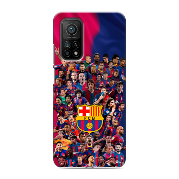 Силиконовый чехол на Xiaomi Mi 10T с принтом Барселона Barcelona