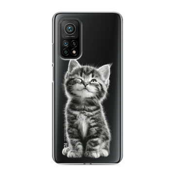 Силиконовый чехол на Xiaomi Mi 10T с принтом Котенок Силиконовый чехол на Xiaomi Mi 10T с принтом Котенок