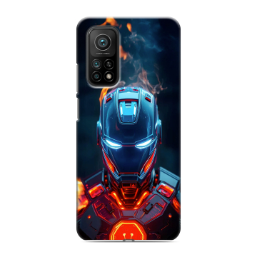 Силиконовый чехол на Xiaomi Mi 10T с принтом IronMan Железный человек Силиконовый чехол на Xiaomi Mi 10T с принтом IronMan Железный человек