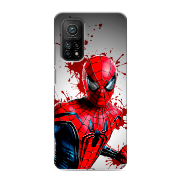 Силиконовый чехол на Xiaomi Mi 10T с принтом Spiderman Человек паук Силиконовый чехол на Xiaomi Mi 10T с принтом Spiderman Человек паук