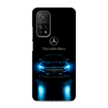 Силиконовый чехол на Xiaomi Mi 10T с принтом Mercedes Мерседес
