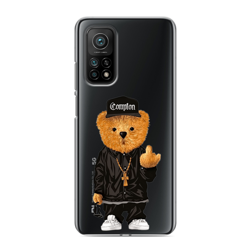Пластиковый чехол на Xiaomi Mi 10T с принтом Плюшевый медведь Пластиковый чехол на Xiaomi Mi 10T с принтом Плюшевый медведь