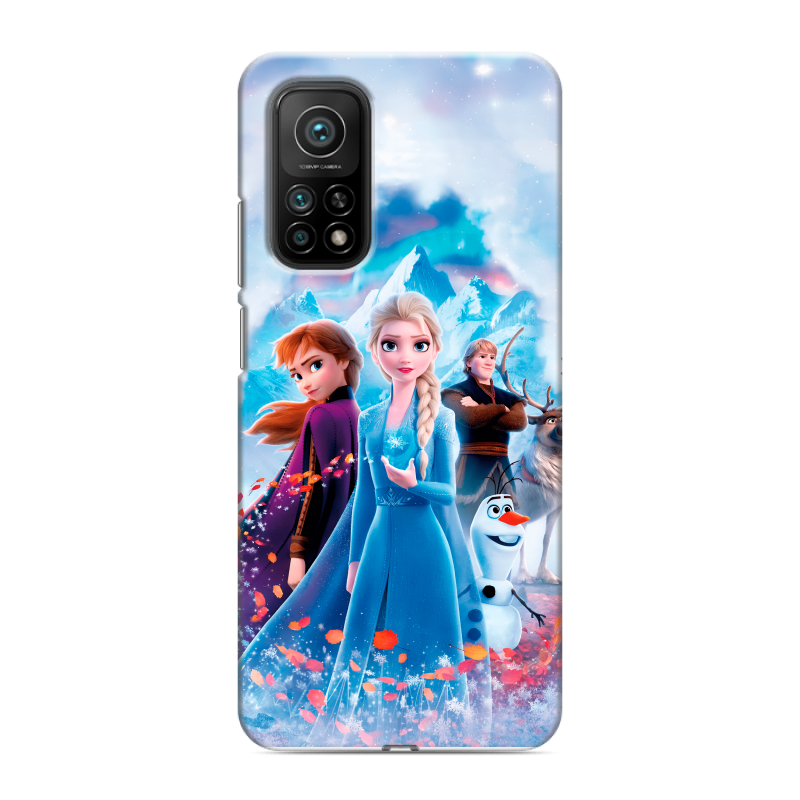 Силиконовый чехол на Xiaomi Mi 10T с принтом Холодное сердце Frozen Силиконовый чехол на Xiaomi Mi 10T с принтом Холодное сердце Frozen