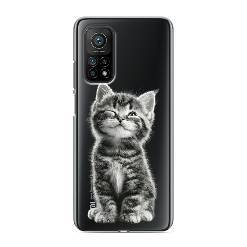 Силиконовый чехол на Xiaomi Mi 10T с принтом Котенок Силиконовый чехол на Xiaomi Mi 10T с принтом Котенок