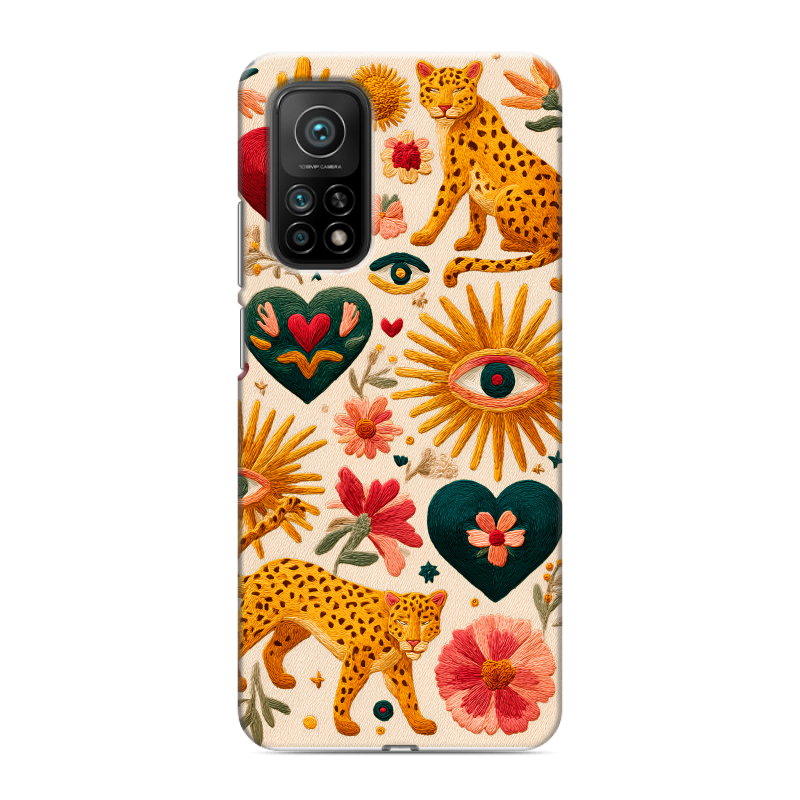 Силиконовый противоударный чехол на Xiaomi Mi 10T с принтом Модный принт Силиконовый противоударный чехол на Xiaomi Mi 10T с принтом Модный принт
