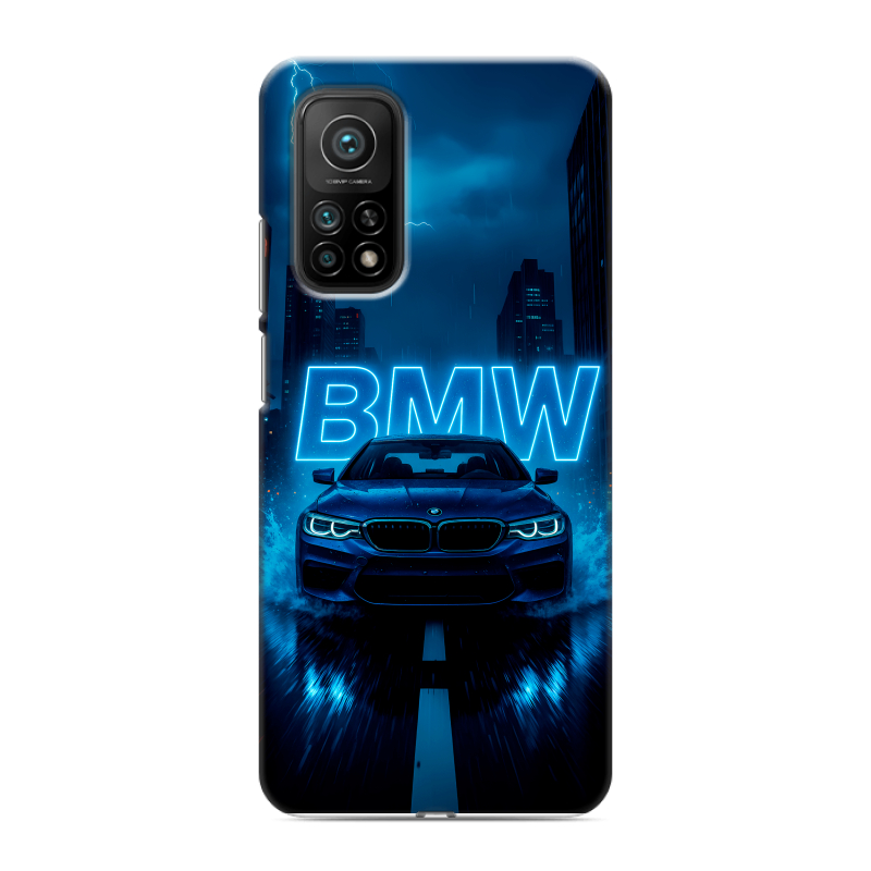 Пластиковый чехол на Xiaomi Mi 10T с принтом BMW БМВ Пластиковый чехол на Xiaomi Mi 10T с принтом BMW БМВ