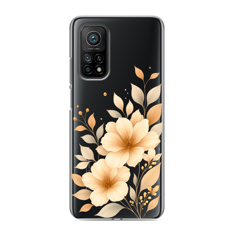 Силиконовый противоударный чехол на Xiaomi Mi 10T с принтом для девушки Силиконовый противоударный чехол на Xiaomi Mi 10T с принтом для девушки