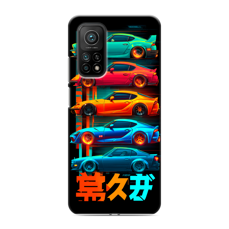 Пластиковый чехол на Xiaomi Mi 10T с принтом машины тачки Пластиковый чехол на Xiaomi Mi 10T с принтом машины тачки