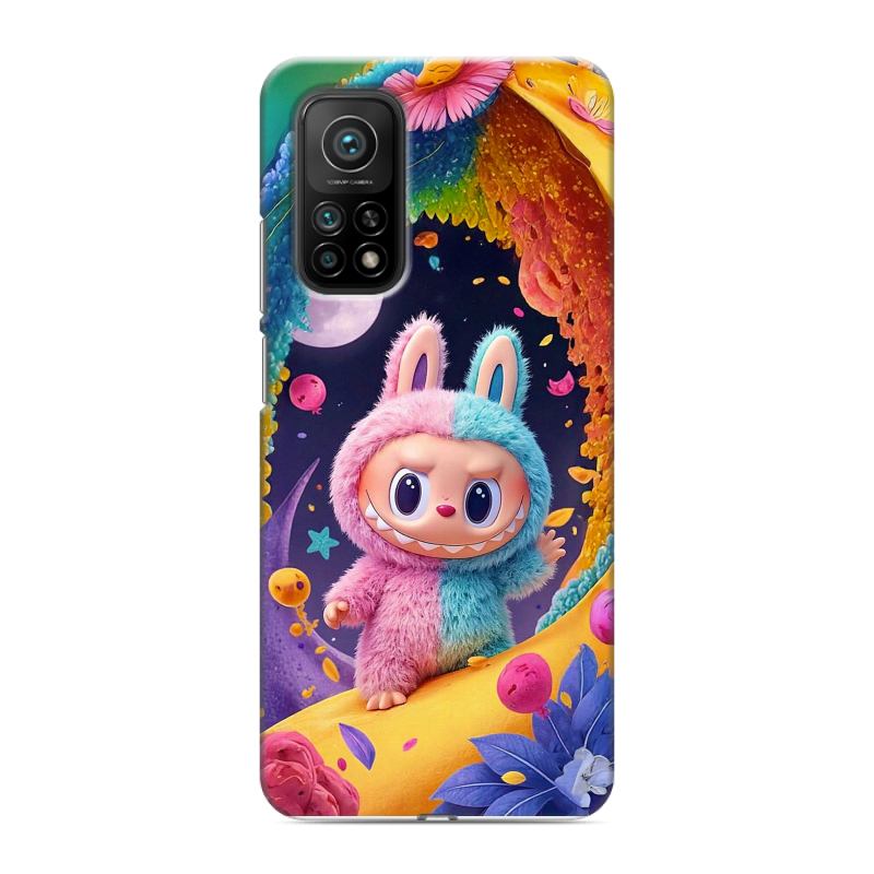 Пластиковый чехол на Xiaomi Mi 10T с принтом Labubu Лабубу Пластиковый чехол на Xiaomi Mi 10T с принтом Labubu Лабубу
