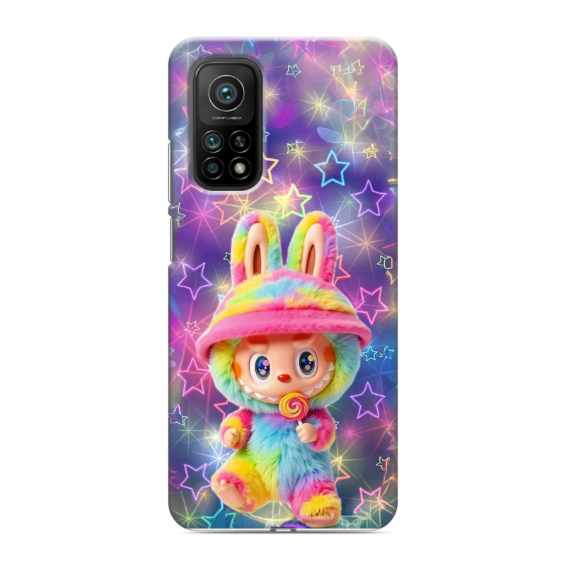 Пластиковый чехол на Xiaomi Mi 10T с принтом Labubu Лабубу Пластиковый чехол на Xiaomi Mi 10T с принтом Labubu Лабубу