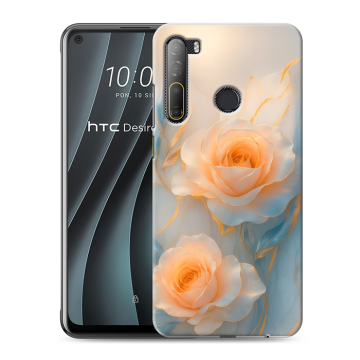 Силиконовый чехол на HTC Desire 20 Pro с принтом Женский