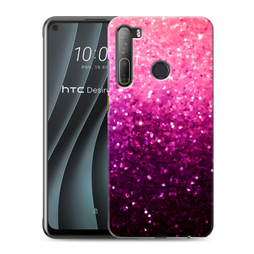 Силиконовый чехол на HTC Desire 20 Pro с принтом Блестки Силиконовый чехол на HTC Desire 20 Pro с принтом Блестки