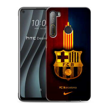 Силиконовый чехол на HTC Desire 20 Pro с принтом Барселона Barcelona