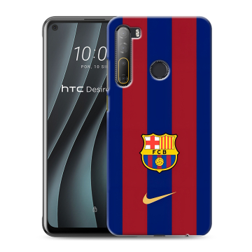 Силиконовый чехол на HTC Desire 20 Pro с принтом Барселона Barcelona