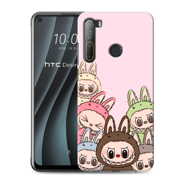 Силиконовый чехол на HTC Desire 20 Pro с принтом Лабубу