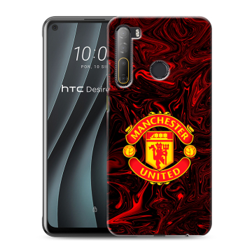Силиконовый чехол на HTC Desire 20 Pro с принтом Manchester United