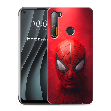 Силиконовый чехол на HTC Desire 20 Pro с принтом Spiderman Человек паук