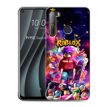 Силиконовый чехол на HTC Desire 20 Pro с принтом Roblox Роблокс Силиконовый чехол на HTC Desire 20 Pro с принтом Roblox Роблокс