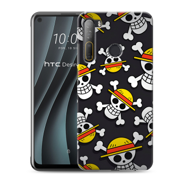 Силиконовый чехол на HTC Desire 20 Pro с принтом One Piece Ван Пис