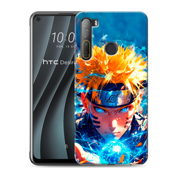 Силиконовый чехол на HTC Desire 20 Pro с принтом Аниме Наруто Naruto