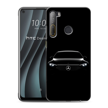 Силиконовый чехол на HTC Desire 20 Pro с принтом Mercedes Мерседес