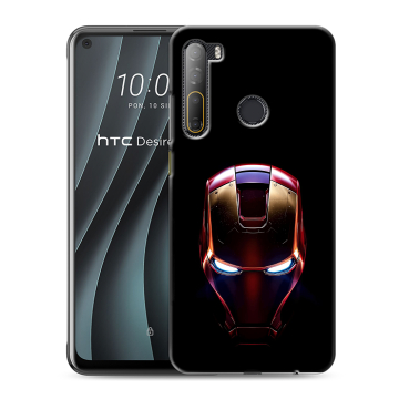 Силиконовый чехол на HTC Desire 20 Pro с принтом IronMan Железный человек