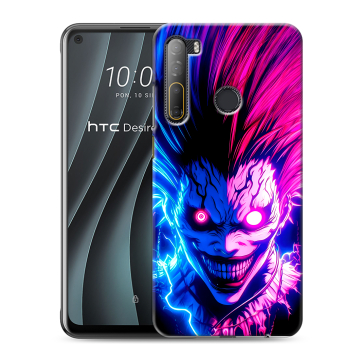 Силиконовый чехол на HTC Desire 20 Pro с принтом Death note Тетрадь смерти
