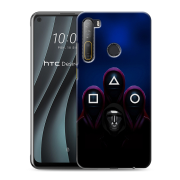 Силиконовый чехол на HTC Desire 20 Pro с принтом Игра Кальмара