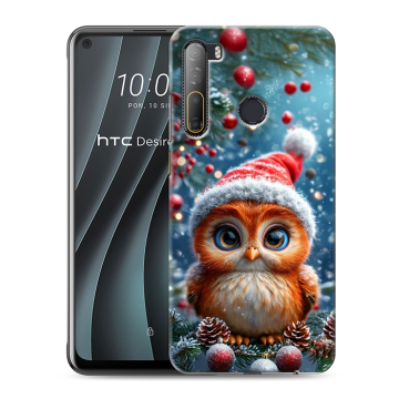 Силиконовый чехол на HTC Desire 20 Pro с принтом Новый год Силиконовый чехол на HTC Desire 20 Pro с принтом Новый год