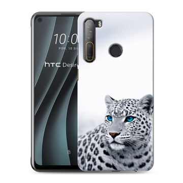 Силиконовый чехол на HTC Desire 20 Pro с принтом женский