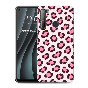 Силиконовый чехол на HTC Desire 20 Pro с принтом для девочек