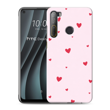 Силиконовый чехол на HTC Desire 20 Pro с принтом для девочек