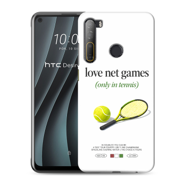 Силиконовый чехол на HTC Desire 20 Pro с принтом для девочек