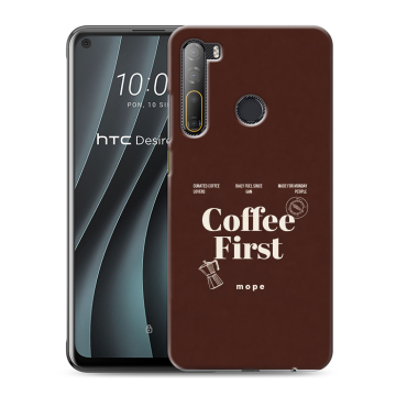 Силиконовый чехол на HTC Desire 20 Pro с принтом женский
