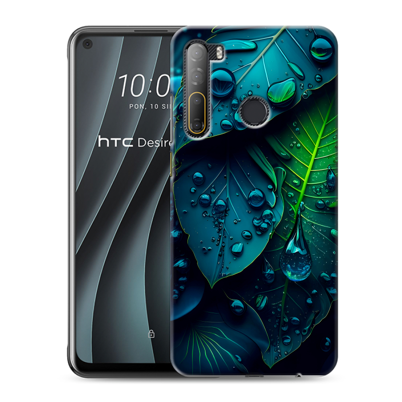Силиконовый чехол на HTC Desire 20 Pro с принтом Листья Силиконовый чехол на HTC Desire 20 Pro с принтом Листья
