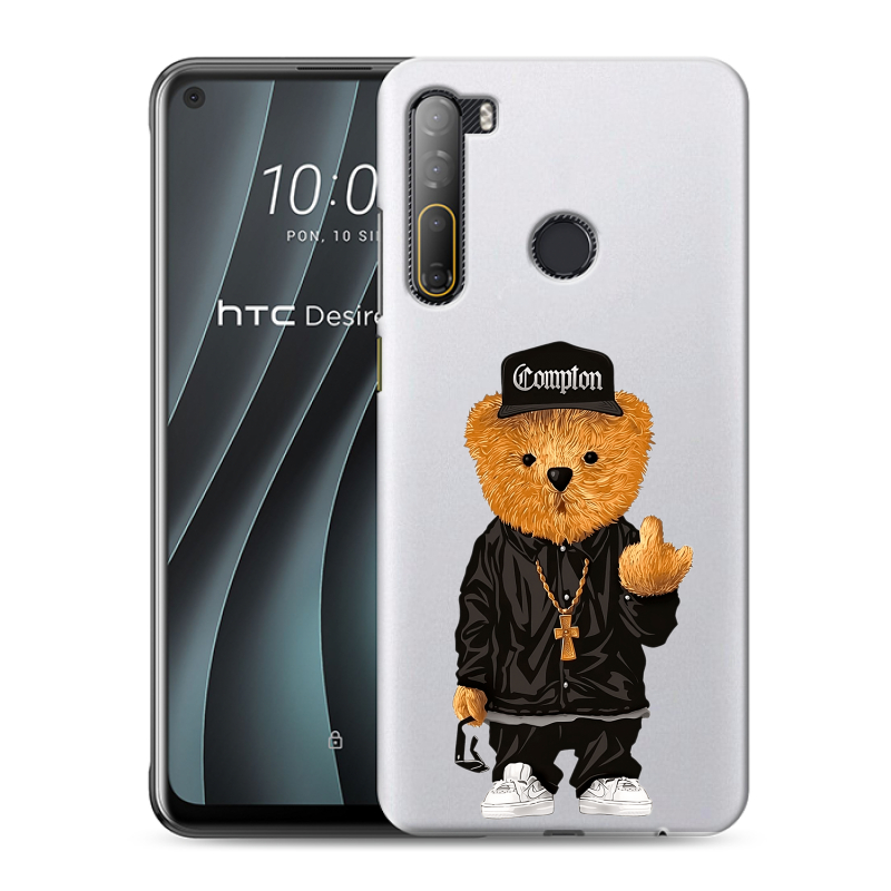 Силиконовый чехол на HTC Desire 20 Pro с принтом Мишка Силиконовый чехол на HTC Desire 20 Pro с принтом Мишка