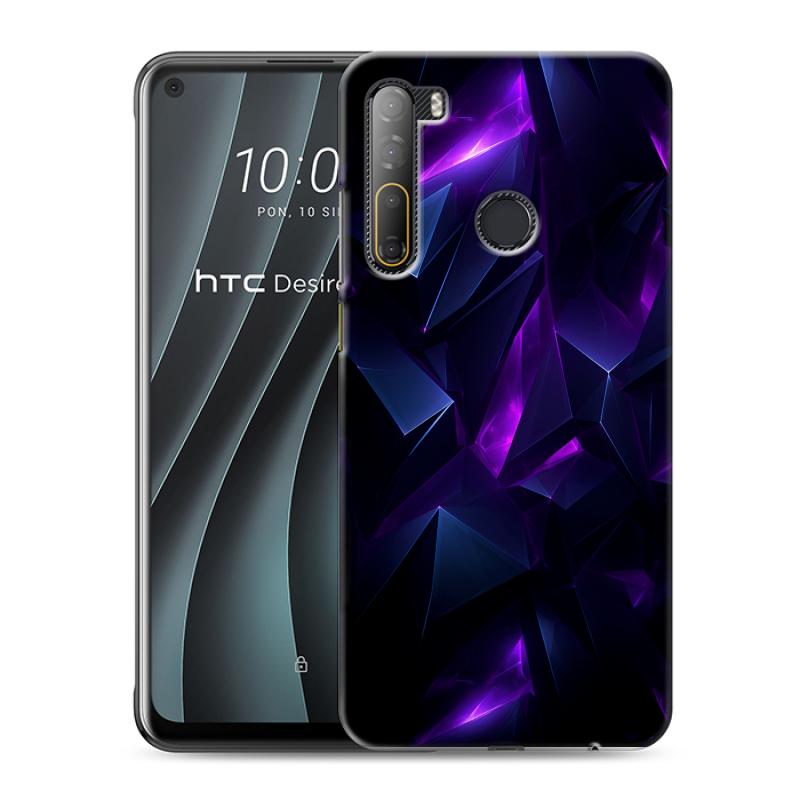 Силиконовый противоударный чехол на HTC Desire 20 Pro с принтом Абстракиция Силиконовый противоударный чехол на HTC Desire 20 Pro с принтом Абстракиция