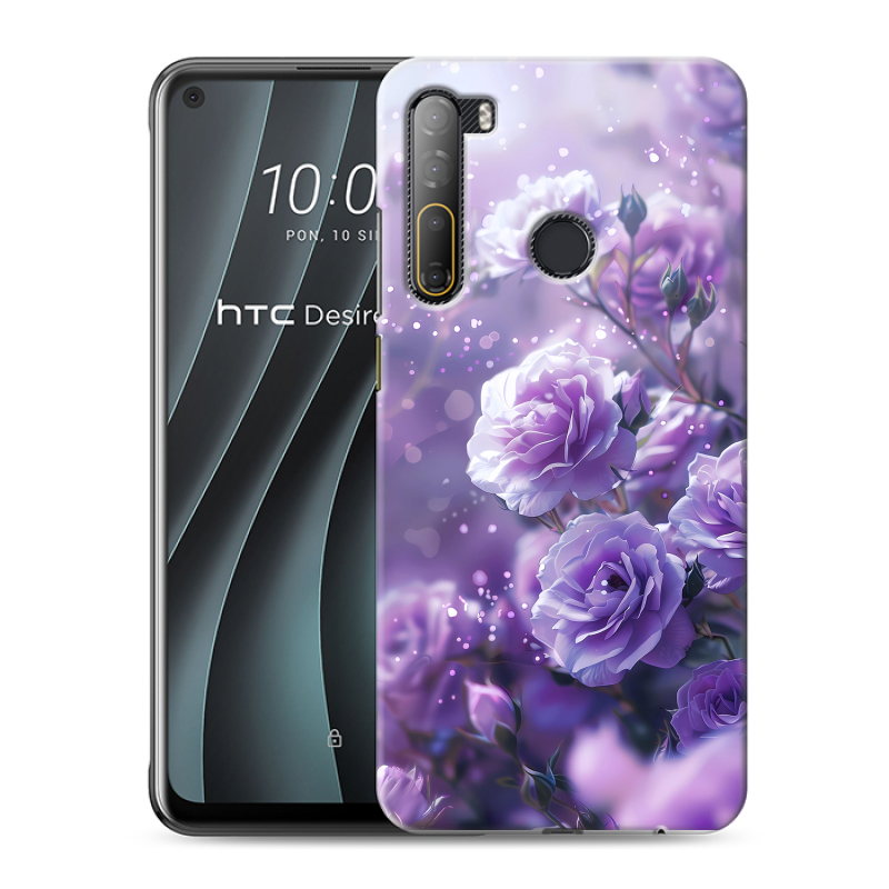 Силиконовый чехол на HTC Desire 20 Pro с принтом Розы цветы Силиконовый чехол на HTC Desire 20 Pro с принтом Розы цветы