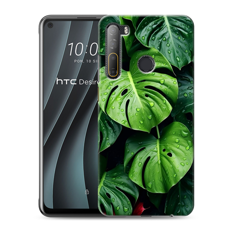 Силиконовый чехол на HTC Desire 20 Pro с принтом Листья Силиконовый чехол на HTC Desire 20 Pro с принтом Листья