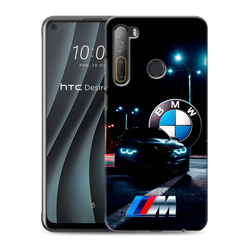 Силиконовый противоударный чехол на HTC Desire 20 Pro с принтом БМВ BMW Силиконовый противоударный чехол на HTC Desire 20 Pro с принтом БМВ BMW
