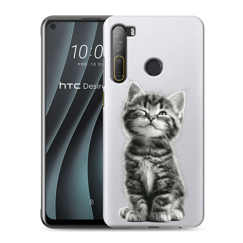 Силиконовый чехол на HTC Desire 20 Pro с принтом Котенок Силиконовый чехол на HTC Desire 20 Pro с принтом Котенок