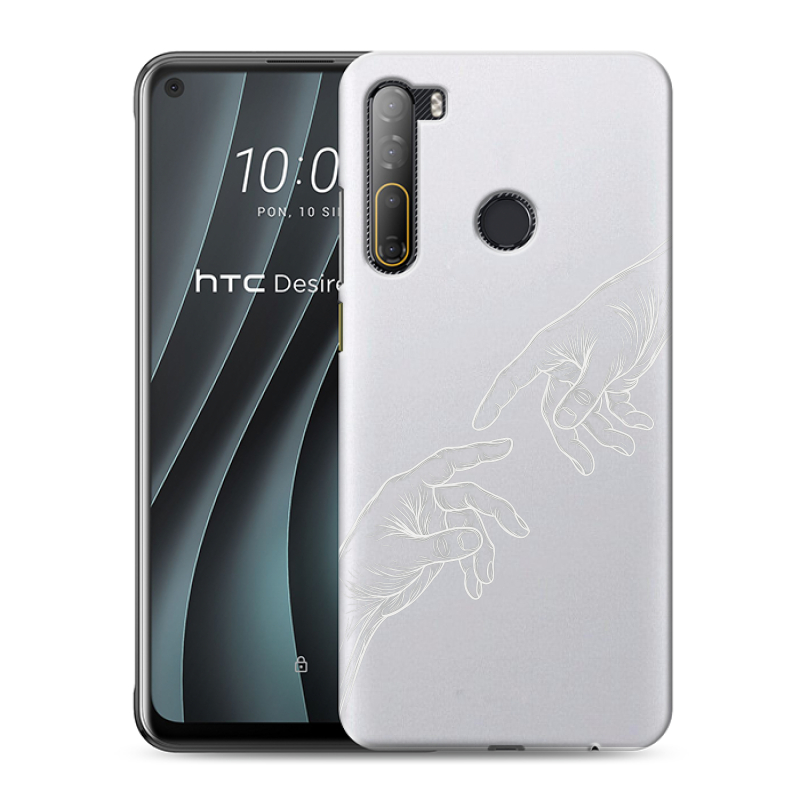 Силиконовый чехол на HTC Desire 20 Pro с принтом Сотворение мира Силиконовый чехол на HTC Desire 20 Pro с принтом Сотворение мира
