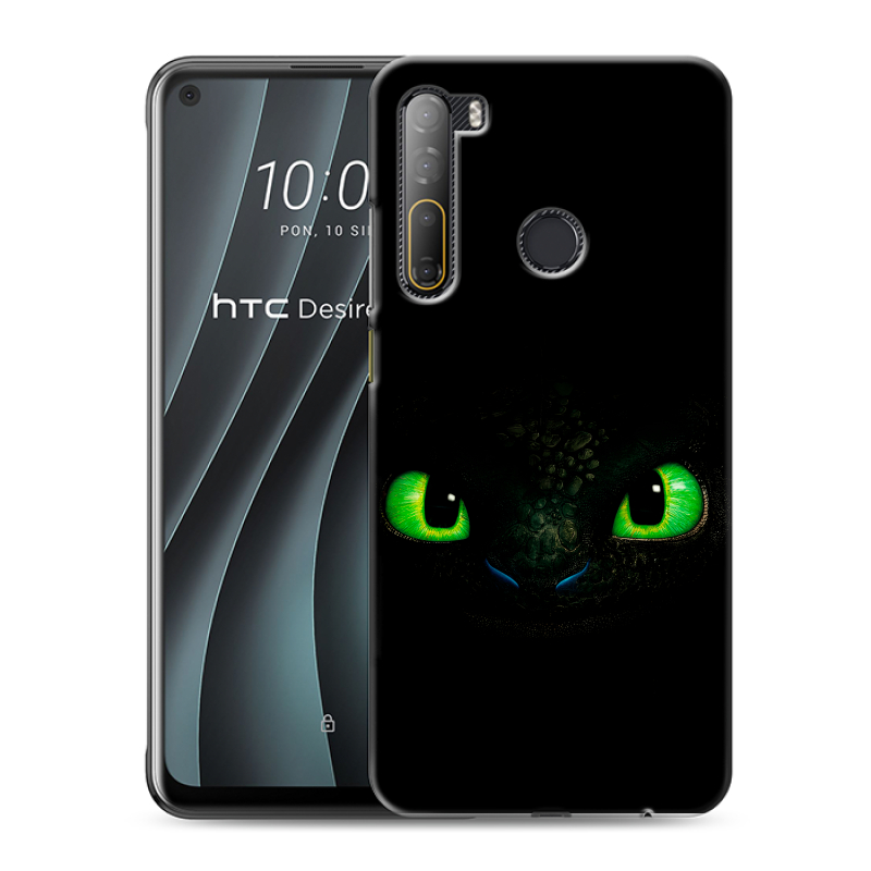 Силиконовый противоударный чехол на HTC Desire 20 Pro с принтом Как приручить дракона Силиконовый противоударный чехол на HTC Desire 20 Pro с принтом Как приручить дракона