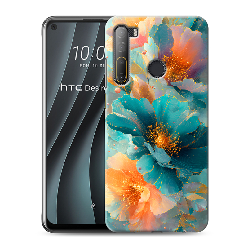 Силиконовый чехол на HTC Desire 20 Pro с принтом Цветы Силиконовый чехол на HTC Desire 20 Pro с принтом Цветы