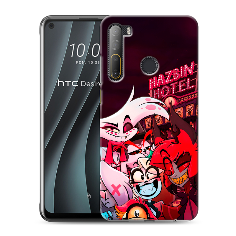 Силиконовый чехол на HTC Desire 20 Pro с принтом Hazbin Hotel Отель Хазбин Силиконовый чехол на HTC Desire 20 Pro с принтом Hazbin Hotel Отель Хазбин