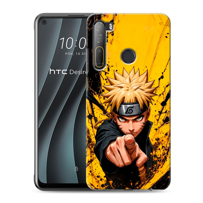 Силиконовый противоударный чехол на HTC Desire 20 Pro с принтом Naruto Наруто Силиконовый противоударный чехол на HTC Desire 20 Pro с принтом Naruto Наруто